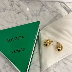 Bottega ear drop earrings large